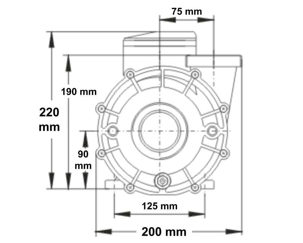 Pompa , silnik , do jacuzzi -  LX Whirlpool LP300- nowa