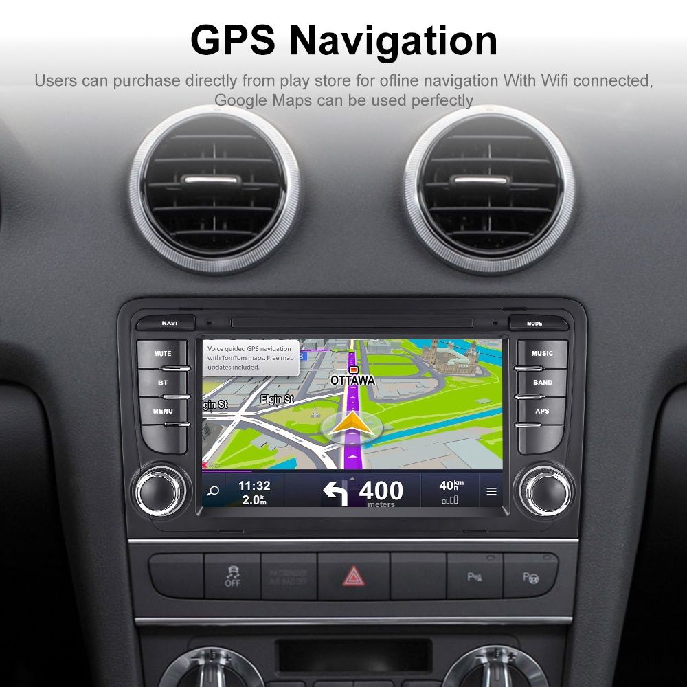 Radio nawigacja AUDI A3 8P Carplay android GPS NAVI
