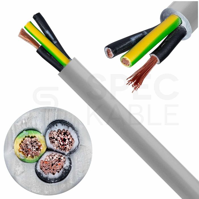 Przewód 3x1,5mm2 okrągły kabel 500m