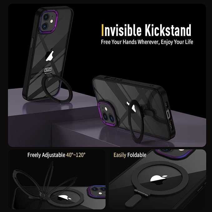 Plecki XTCASE do Apple iPhone 12/12 Pro czarny