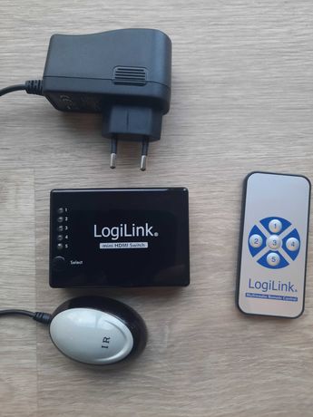 LogiLink Switch HDMI 5 port ze zdalnym sterownaniem HD0004