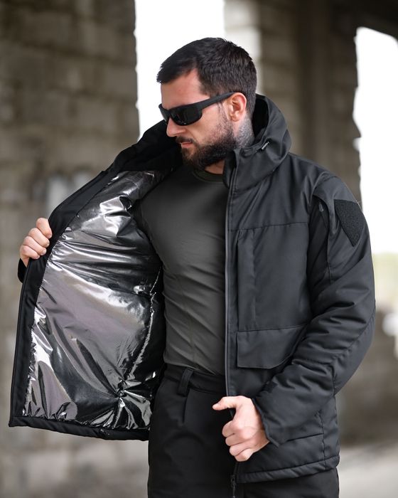 Куртка Зимова Чорна тактична SWAT Omni-Heat! Куртка Тактична ЧОРНА!