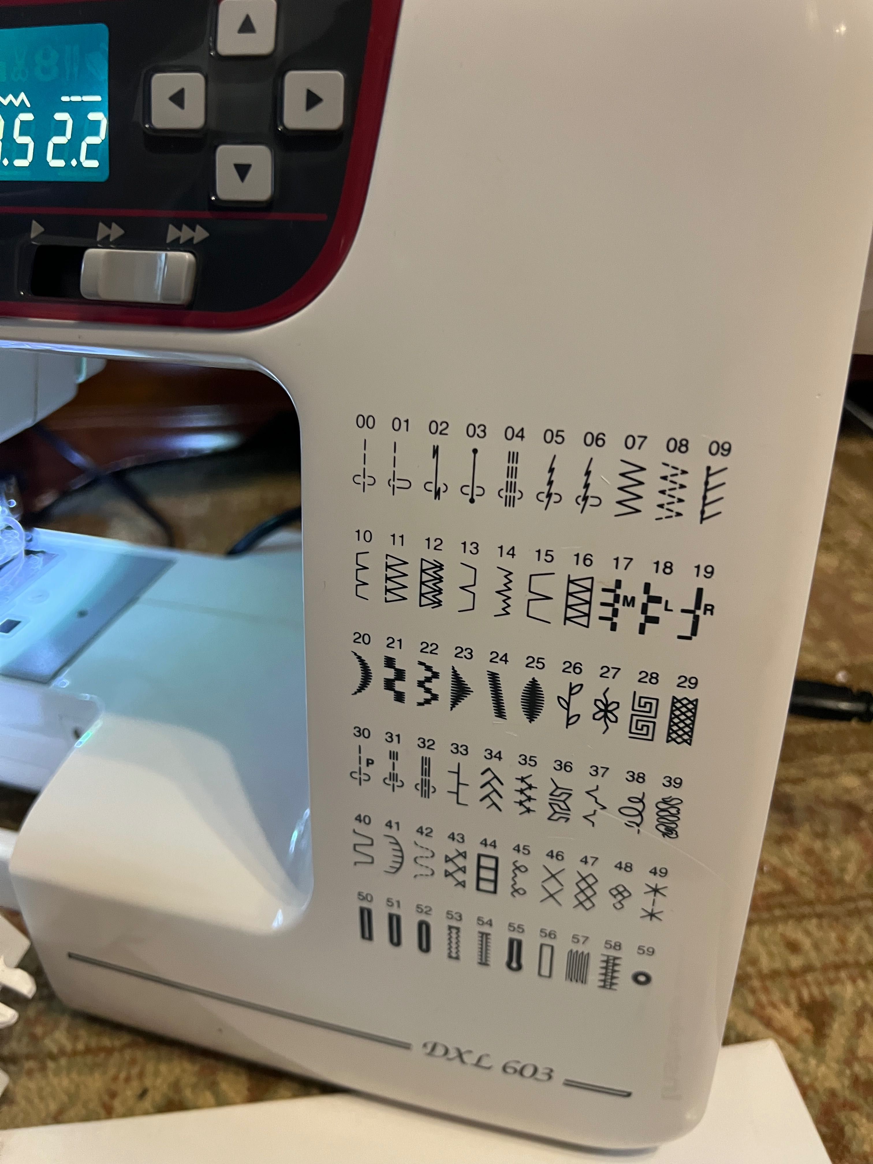 Maszyna do szycia JANOME DXL603.