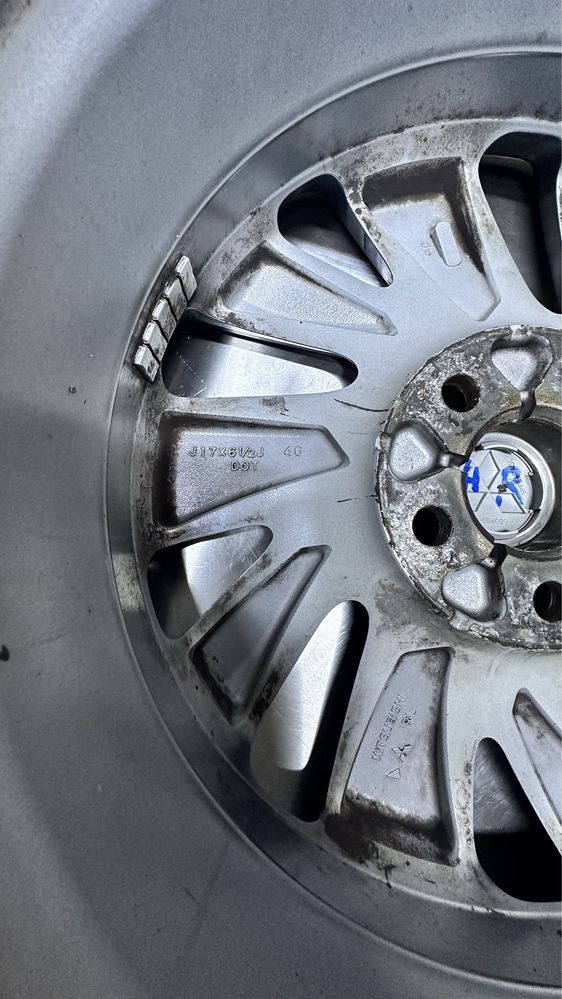 Диски 5x114.3 r17 ET46 mitsubishi eclipse outlender оригінал