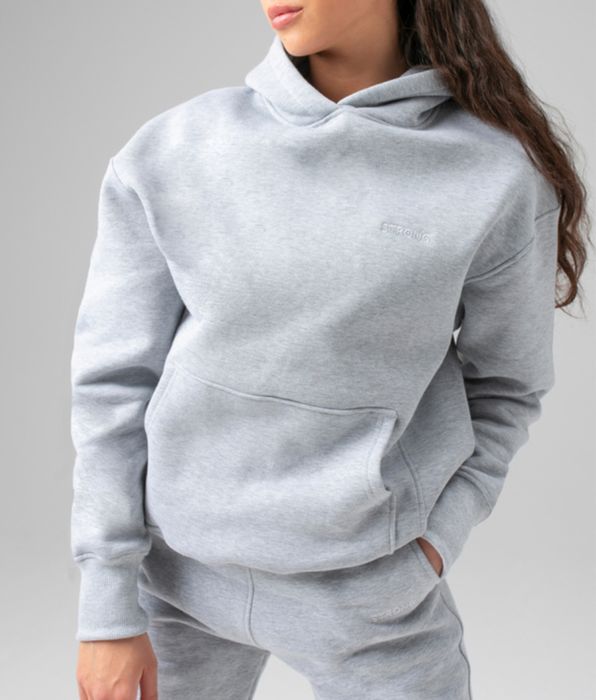 Bershka_ bluza ciepła kangurka z kapturem_M