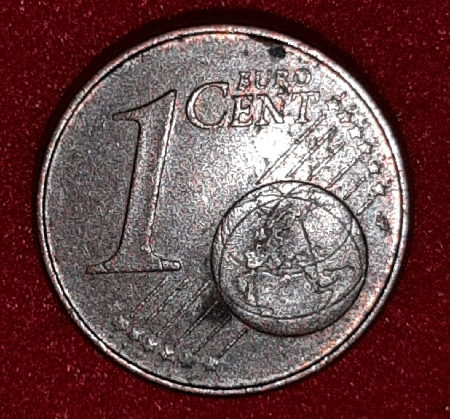 Moeda Alemanha 1 centimo. Rara.