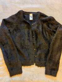 Czarny sweter rozpisany C&A, rozm. 146/152