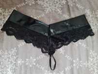 Nowe sexi figi  stringi lateksowe koronkowe XXXL Poznań