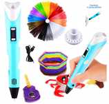 Długopis 3D dla dzieci drukarka Magiczny Pen Zestaw + Wkłady