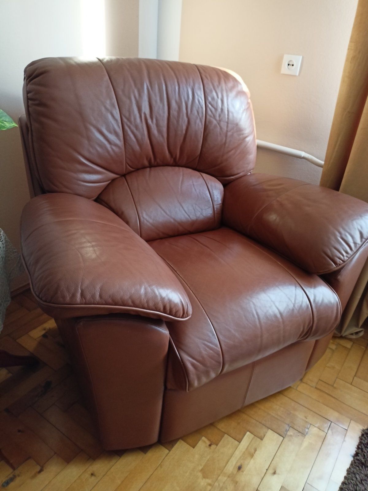 Fotel sofa skórzane