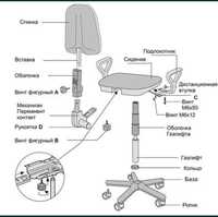 Запчасти для офисных кресел