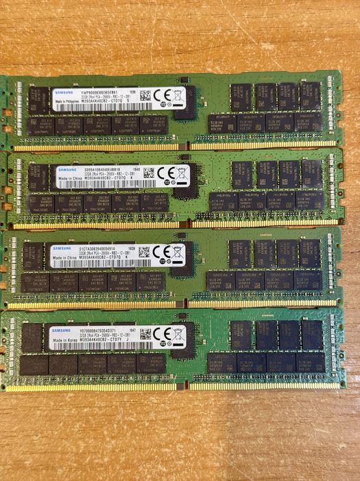 Серверная память Samsung 32Gb 2Rx4 DDR4 PC4-21300 - 2666V ECC REG