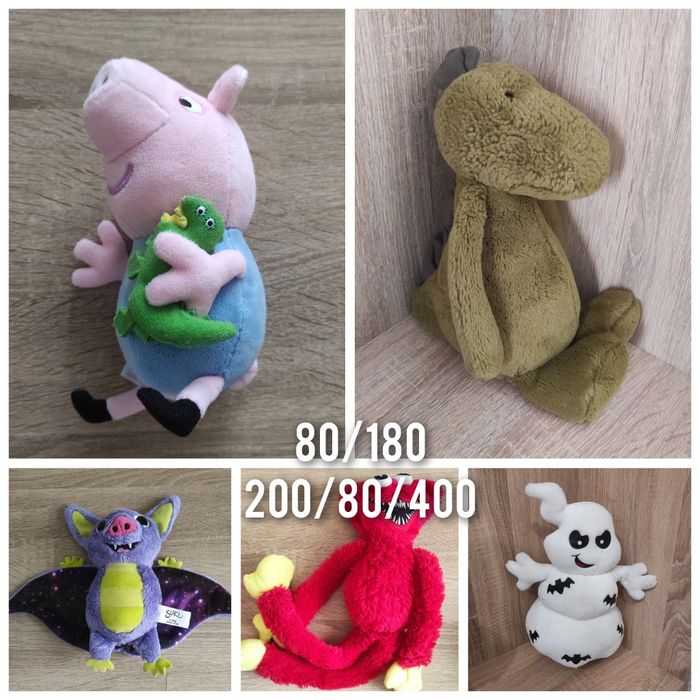 М'які іграшки. Мягкие игрушки. Герої мультфільмів та тварини