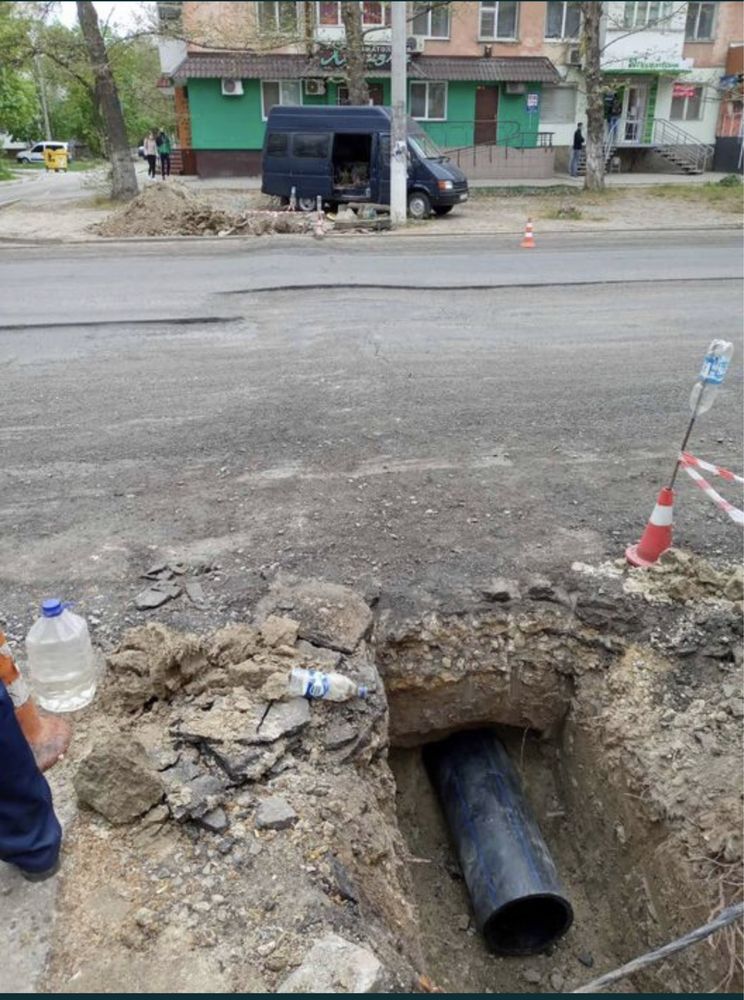 Проколы под дорогой ,замена врезки под довлением