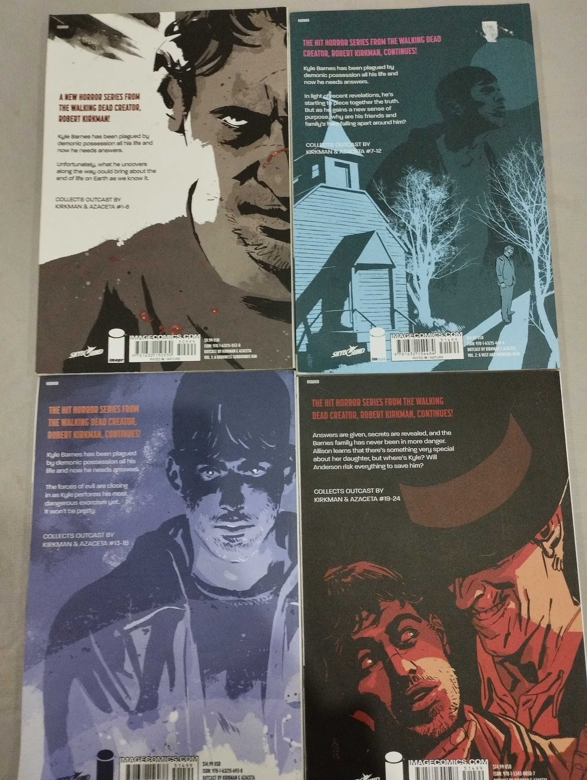 Outcast Vols 1 a 4