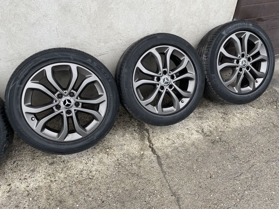 (12)Koła, Felgi 5x112 17” Oryginał Mercedes W205, B klasa CZUJNIKI