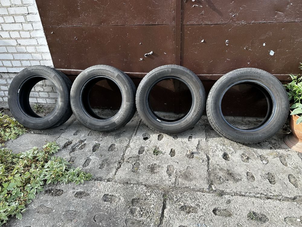 Opony letnie 225/60 R17 - 4 szt. Uniroyal i Continental