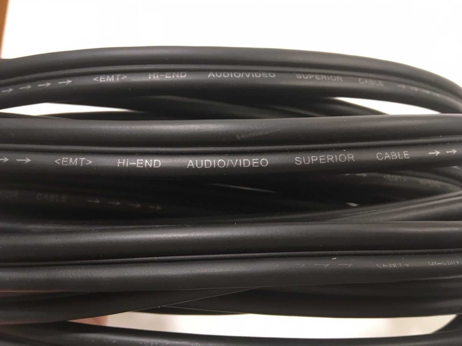 Кабель акустичний  *EMT* Hi-END AUDIO/VIDEO SUPERIOR CABLE мідний 11м