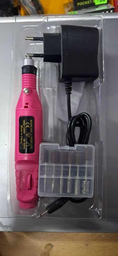 Frezarka do robienia paznokci do manicure pedicure zestaw frezów
