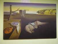 Obraz Salvador Dali Trwałość pamięci, zegary, na płótnie 120x80cm