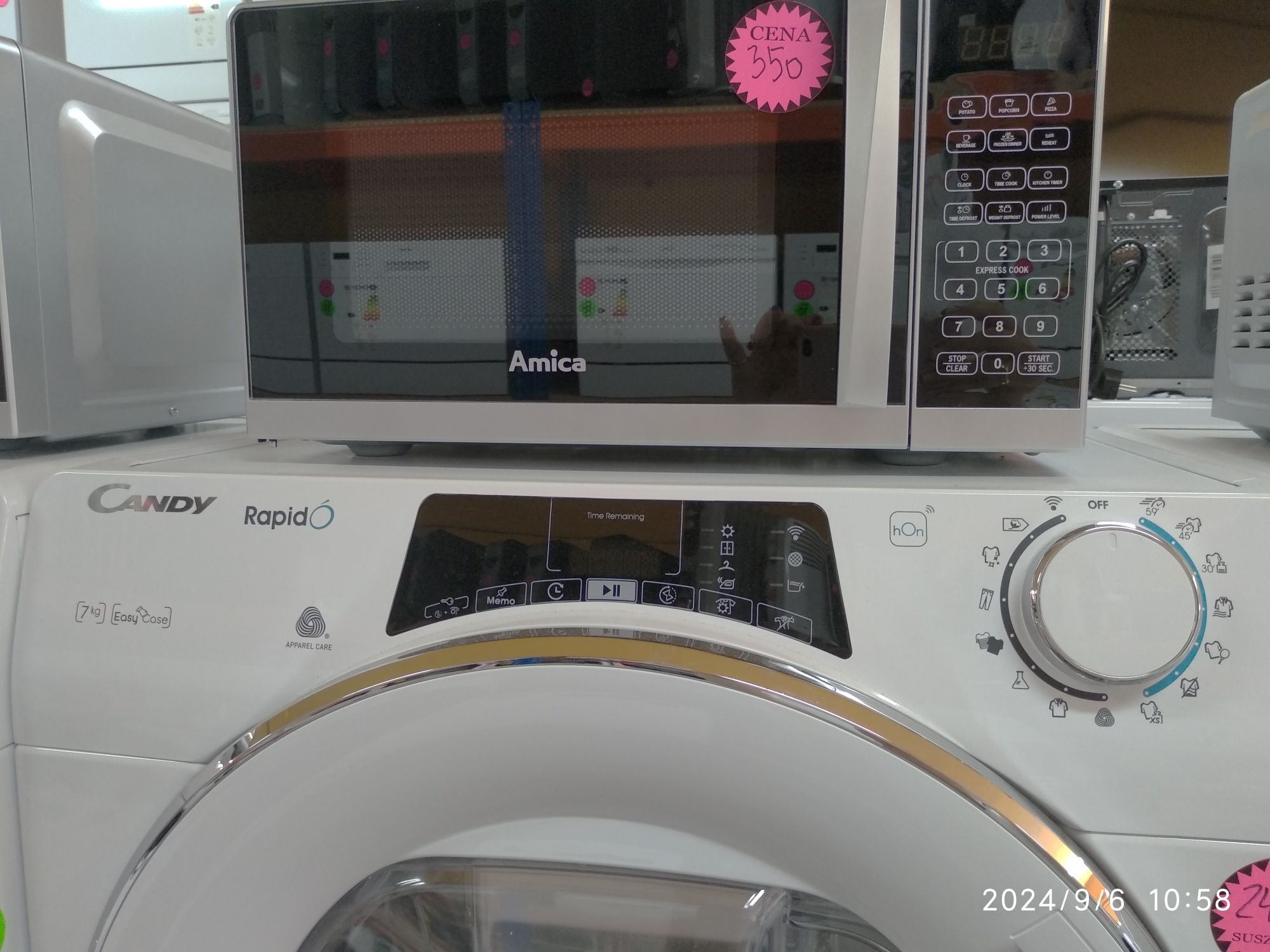 OUTLET Janki ul Wspólna 6 Suszarka CANDY RO4 H7A2TCEX-S