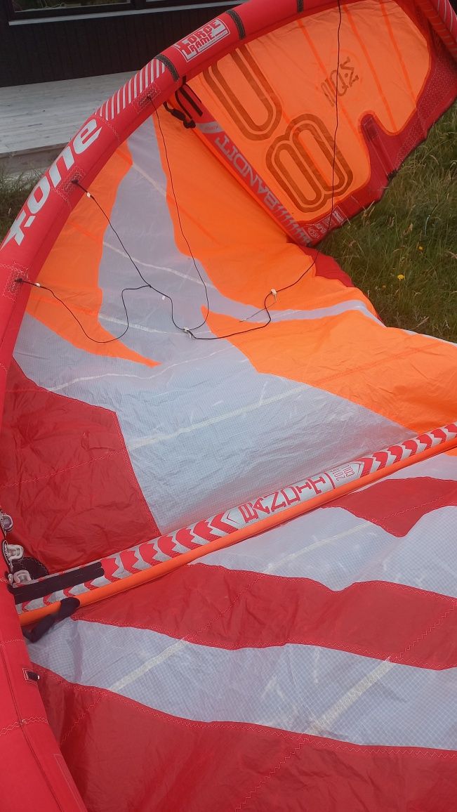 2 Latawce kite F-one Bandit 8 m + Bar Monolith 45 + Best Kahoona 11,5