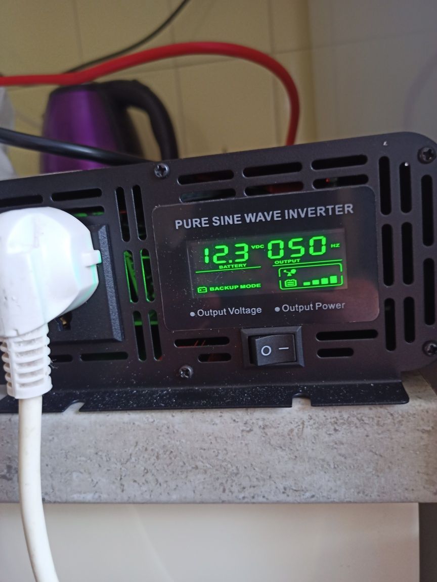 Інвертор EAFC 4000W, 12В - 220В, з чистою синусоїдою
