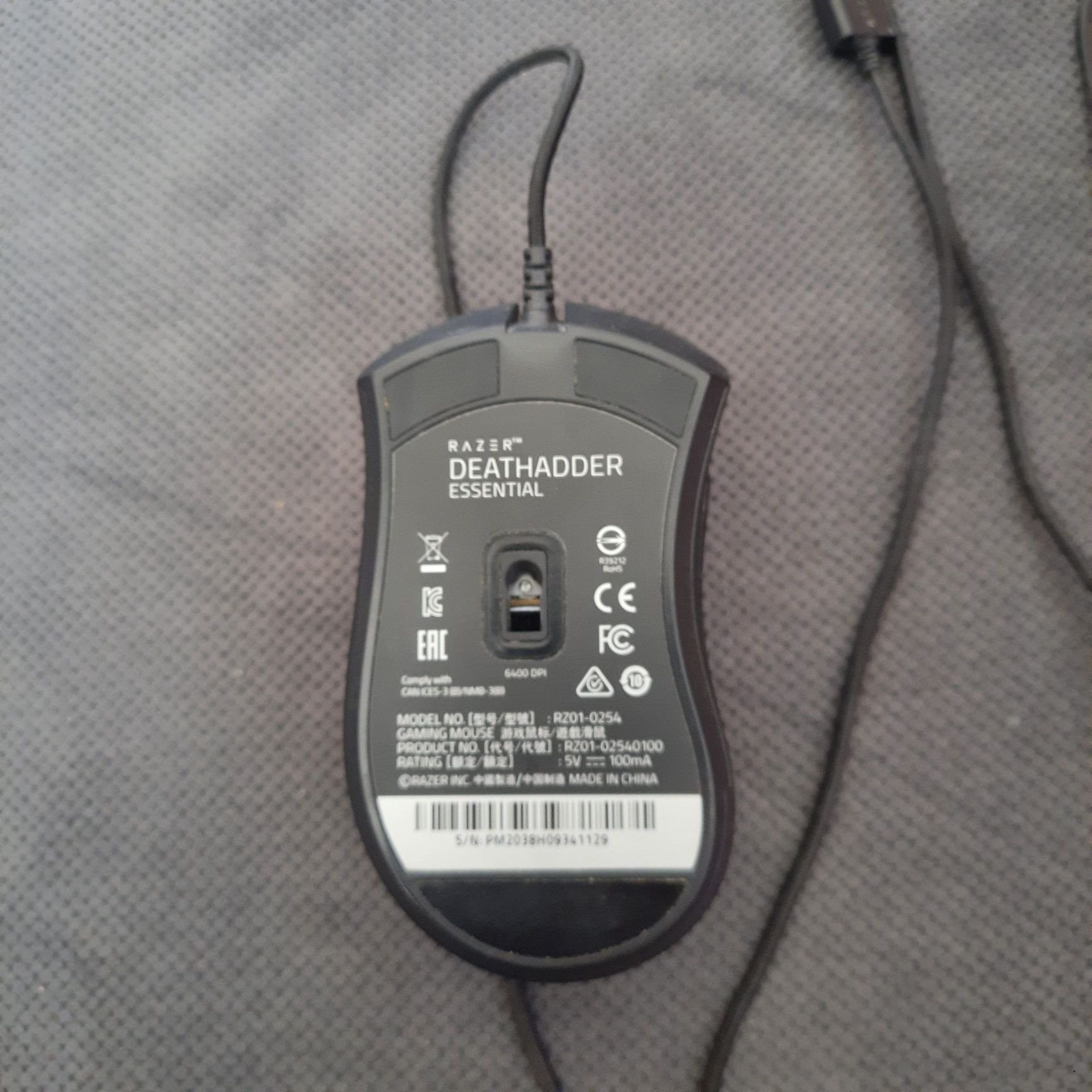 Myszka komputerowa Razer Deathadder essential