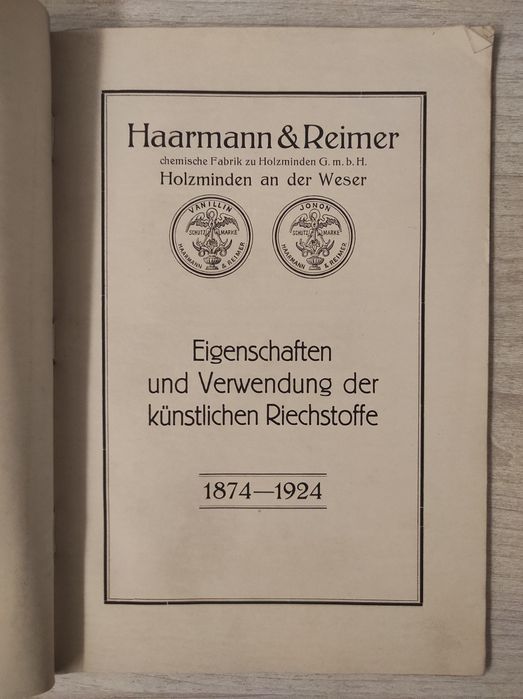 Haarmann & Reimer, chemische Fabrik zu Holzminden G. m. b. H.