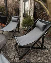 Розкладні крісла шезлонги для саду та відпочинку