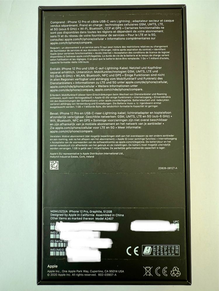 iPhone 12 Pro 512GB Graphite Excelente!