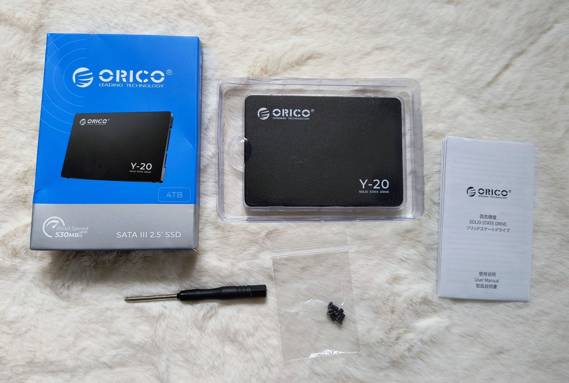 ORICO 4 TB SSD SATA III 6 Gb/s 2,5" wewnętrzny dysk Solid State