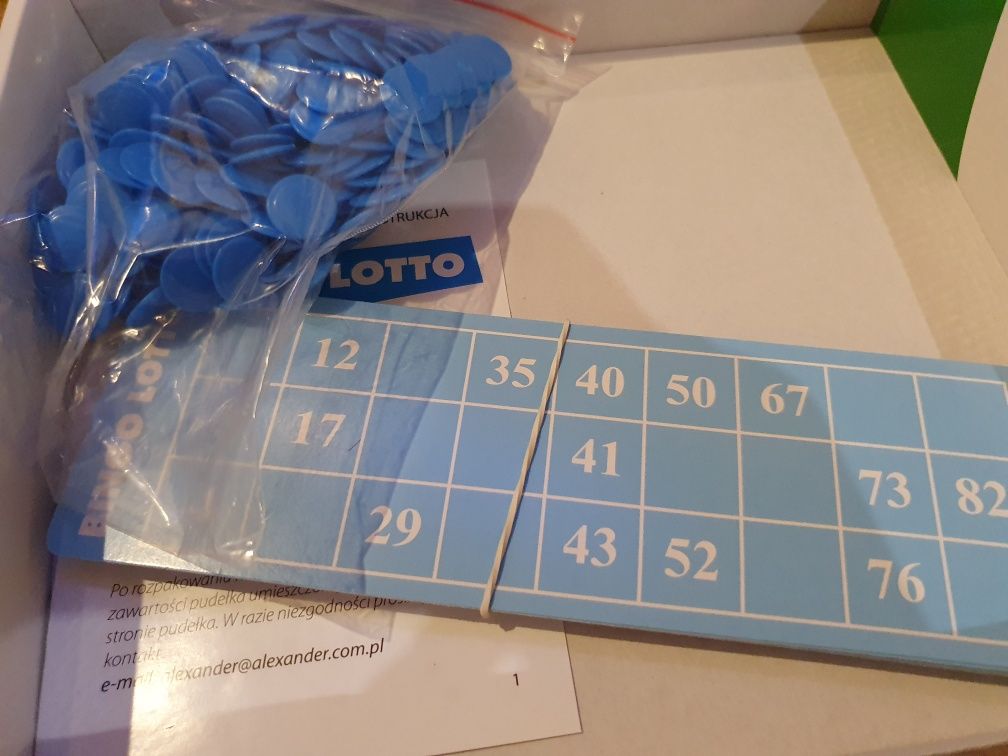 Gra bingo/lotto, 2w1
