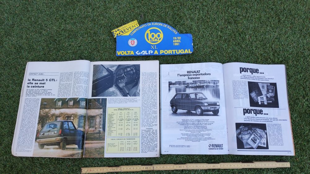Revistas ACP Automóveis Rally Antigas