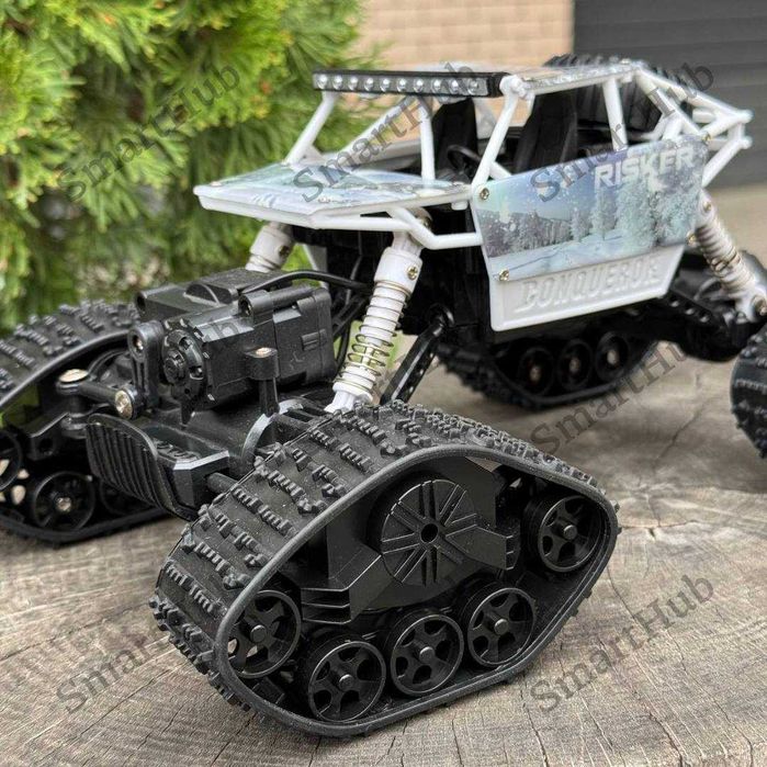 Монстр-трак на радиоуправлении “Snow Rider 4x4” Белый, Джип на пульте