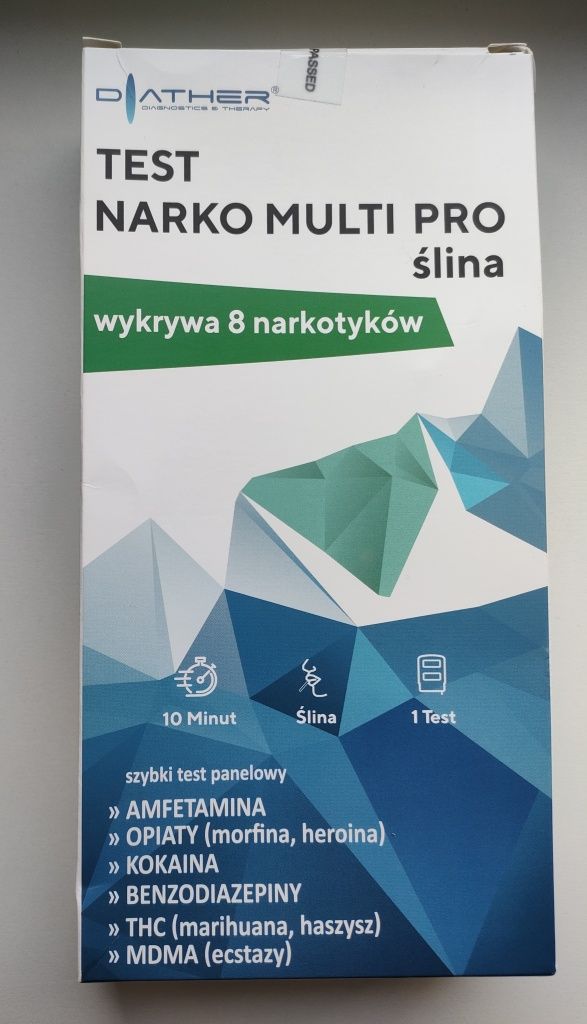 Test narko multi pro ślina