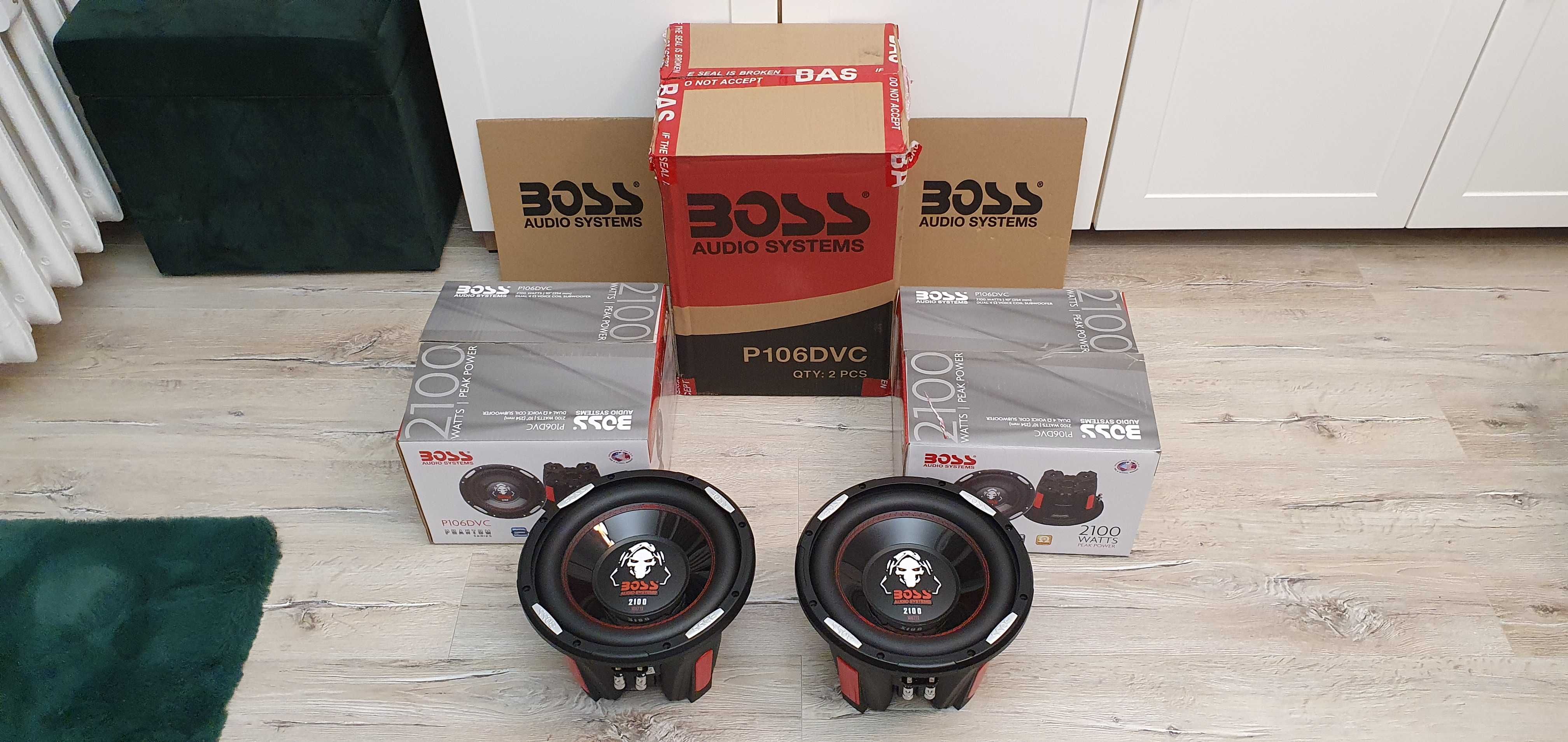 Boss P106DVC, głośniki do subwoofera 2 sztuki Nowe