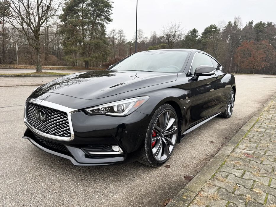 Infiniti Q60 Infiniti Q60 Infiniti Q60 Q60S 3.0t Coupe AWD Red Sport Kamery 360