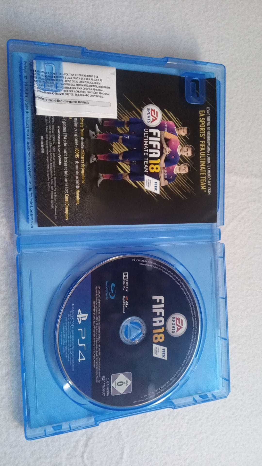 Jogo FiFA 18 - PS4 DVD