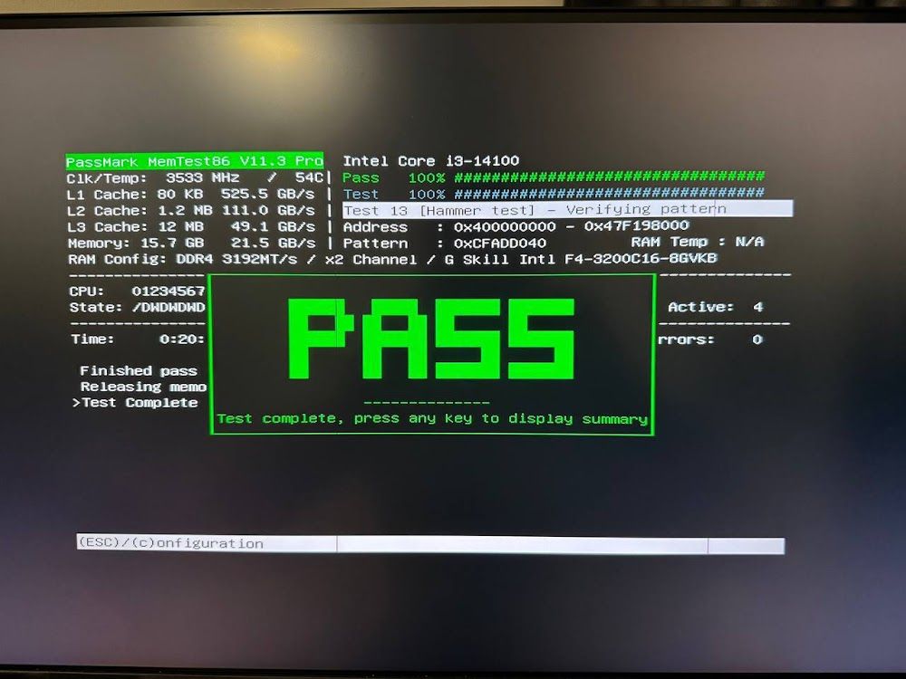 Оперативна памʼять G.SKILL Ripjaws V DDR4 DIMM (2×8GB) 3200 MHz CL16