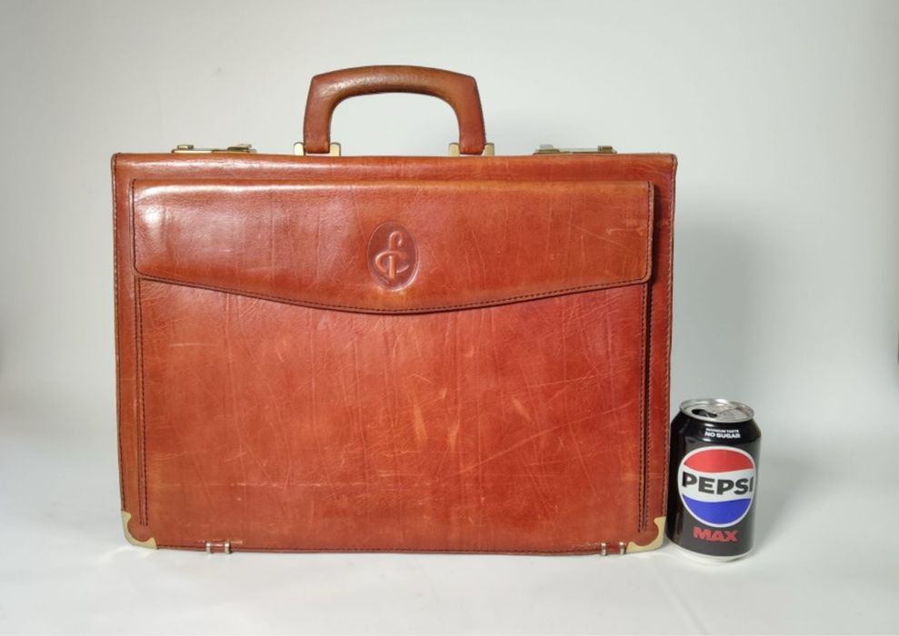 Mala em couro - mala executivo