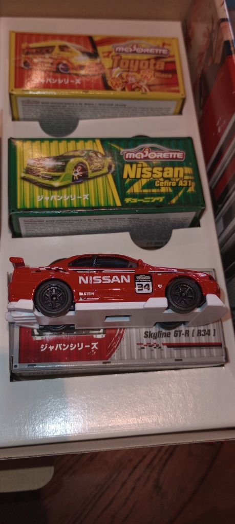 Zestaw modeli firmy Majorette edition Japan style Tuning 6 modeli