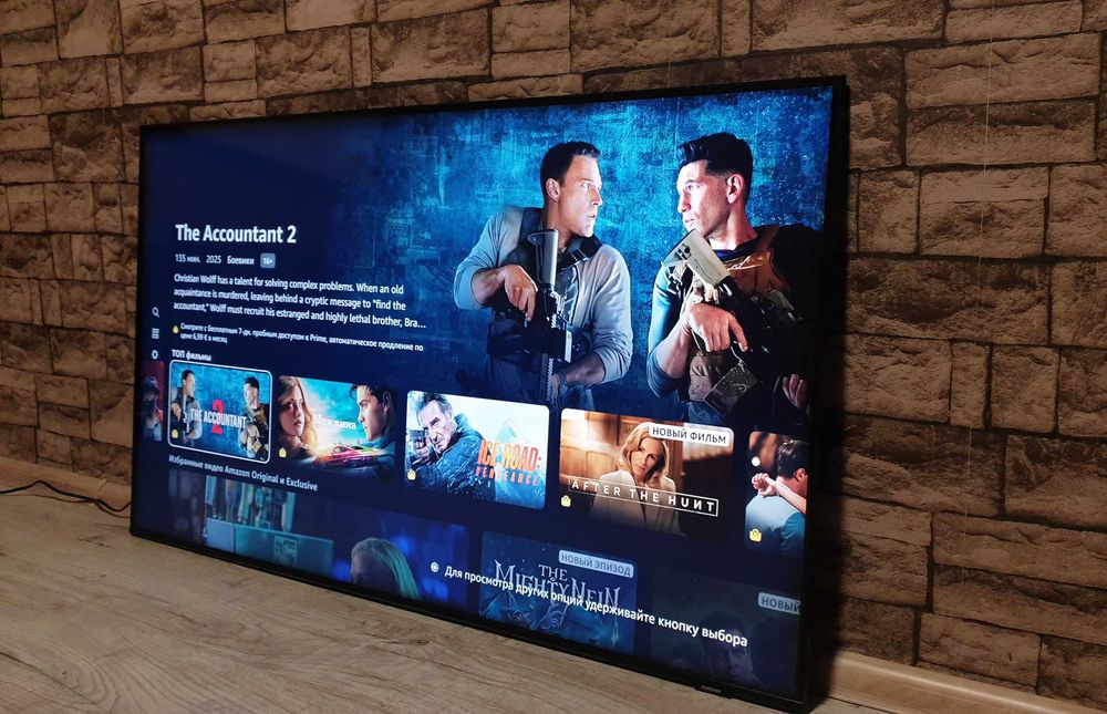 4K UHD 50дюймов Samsung UE50AU8002 Crystal SmartTV