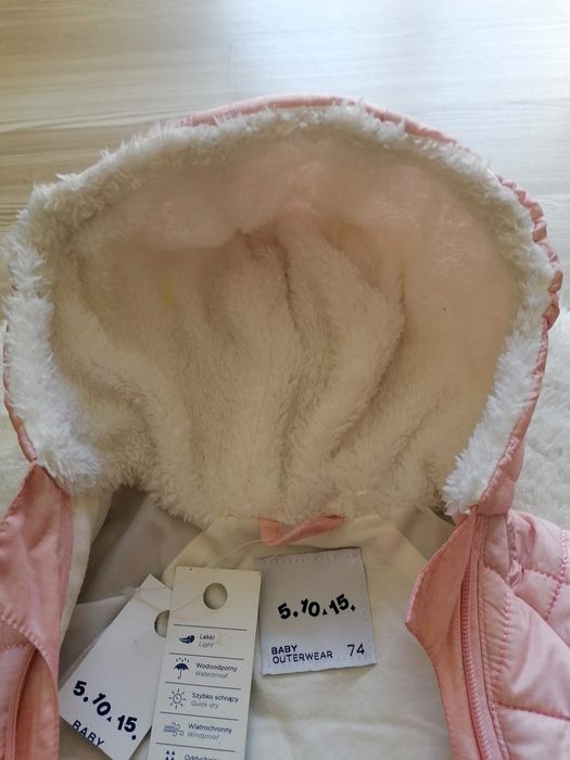 Kombinezon zimowy wodoodporny + buciki+czapka r.62 5.10.15