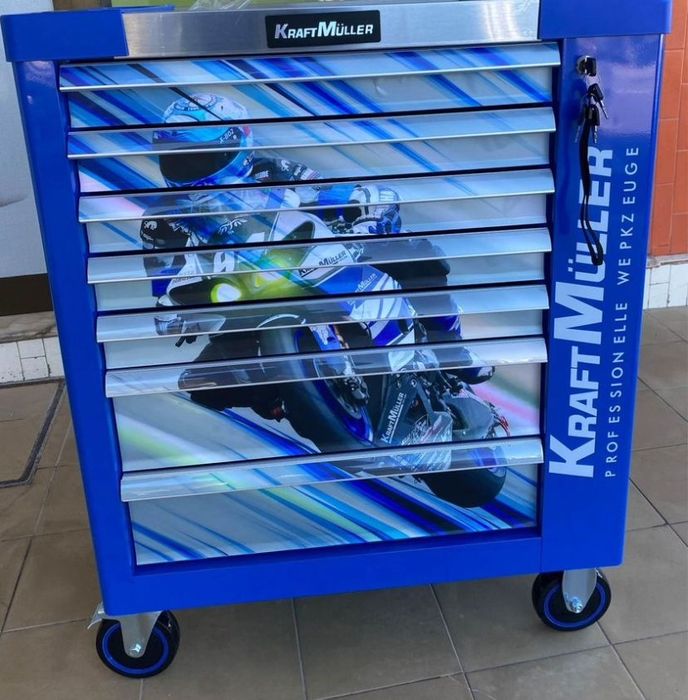 Caixa de ferramentas azul