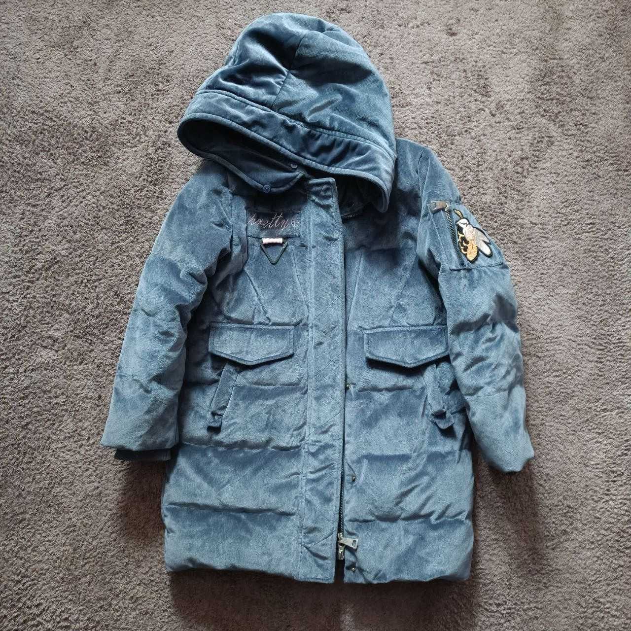Куртка детская дитяча пуховик дитячий для девочек дівчинки зима зимняя