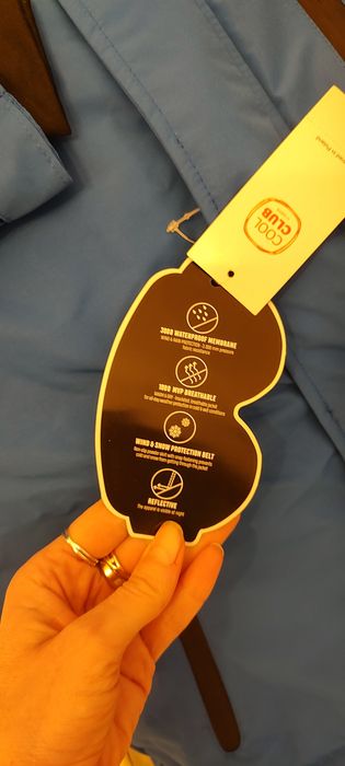 Kurtka narciarska, snowboardowa, zimowa,134, smyk, cool club