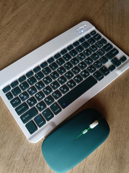 Міні клавіатура і мишка для планшета
