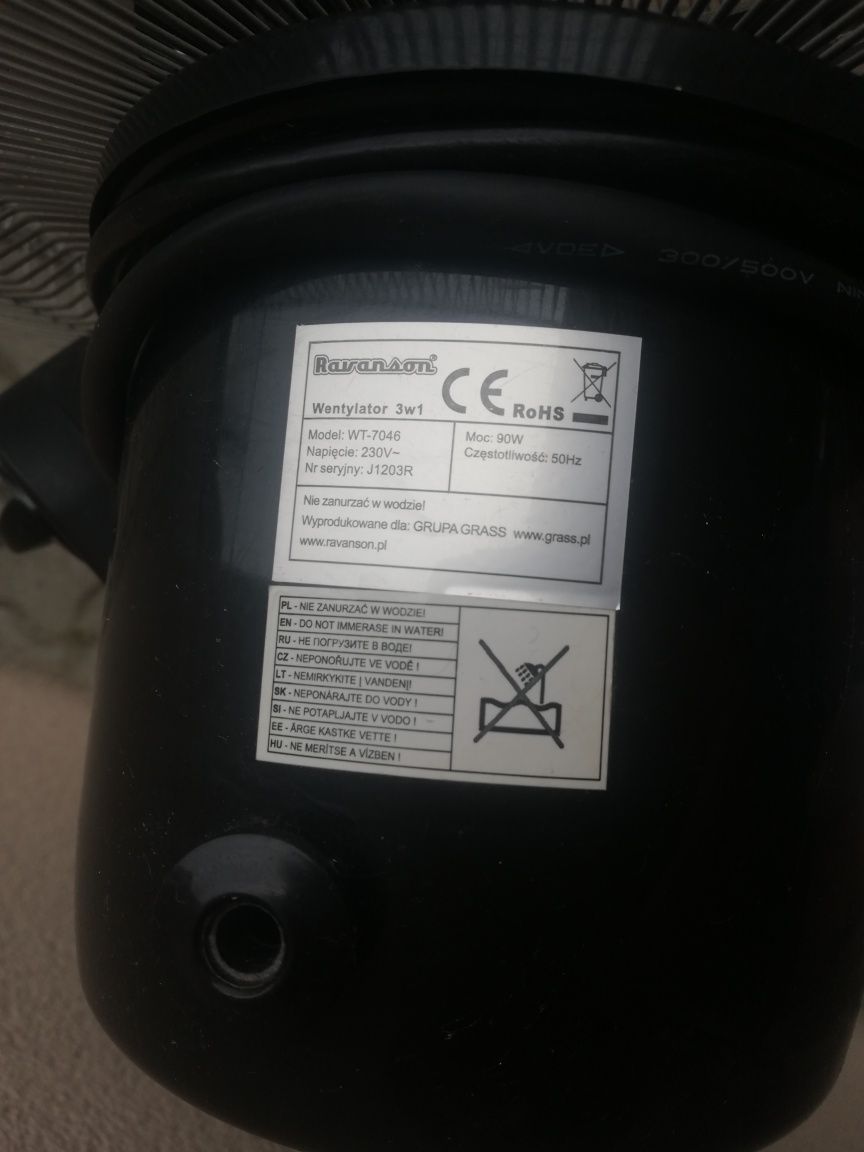 Wentylator Ravanson WT-7046