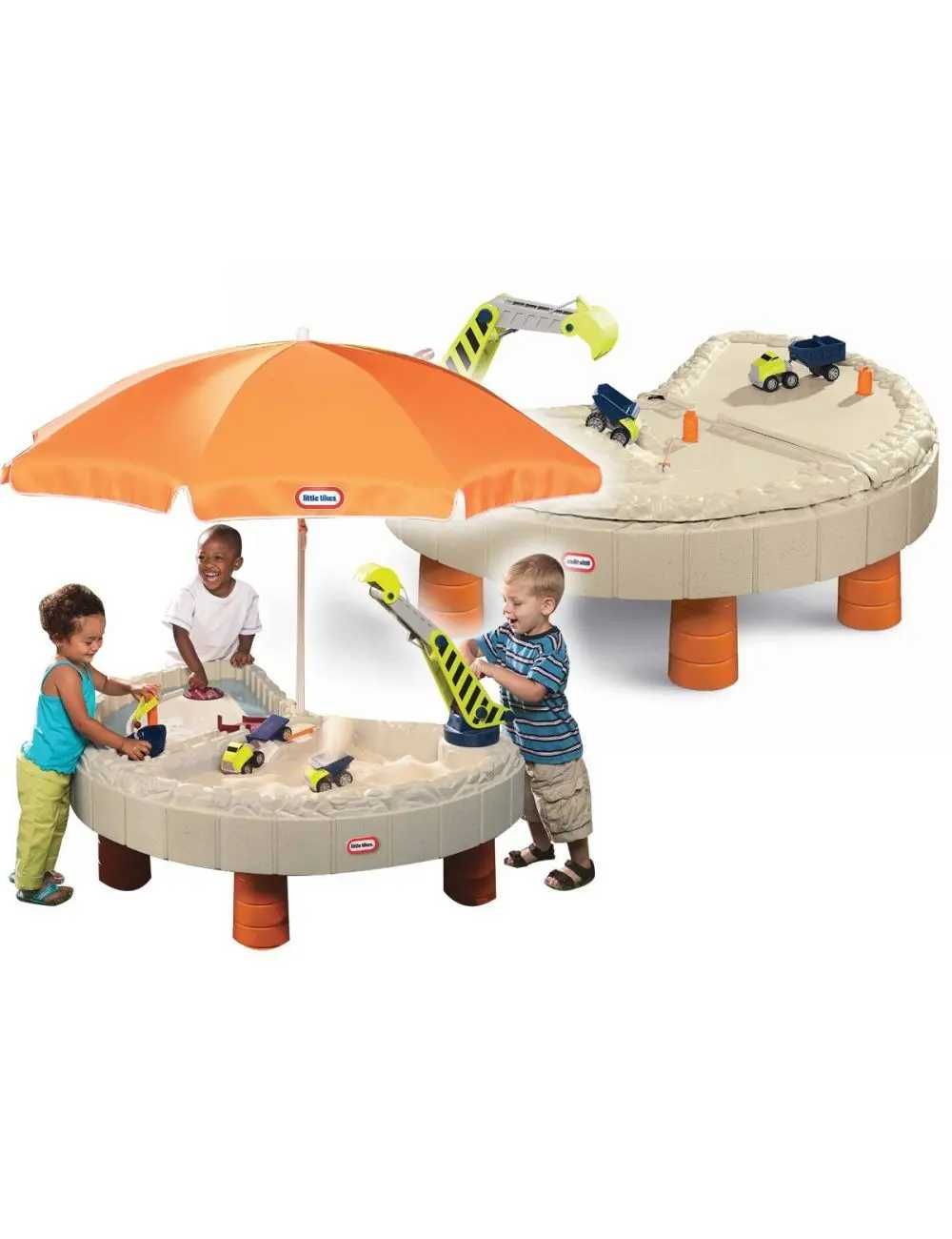 Песочница Строительная площадка с зонтом Little Tikes 401N10060